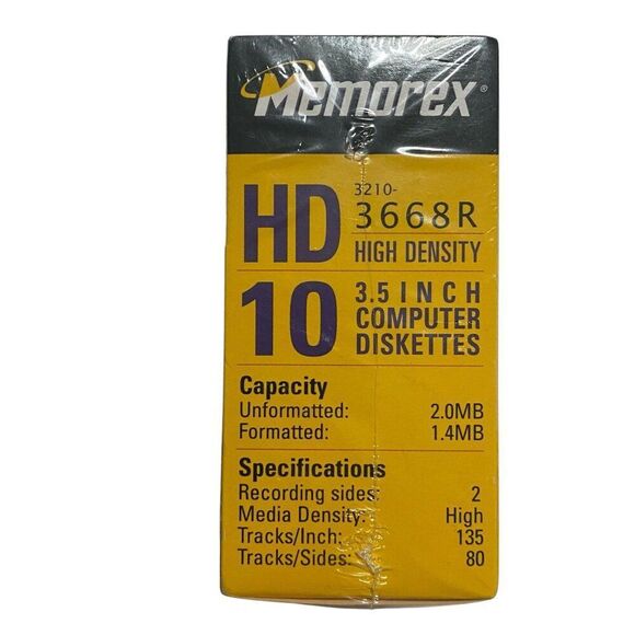 Memorex PC Diskettes 10 Pack NEW - Picture 5 of 5